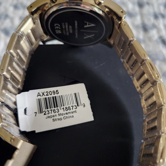 New Men's Armani Exchange Ax Chrono Gold watch - Picture 7 of 7
